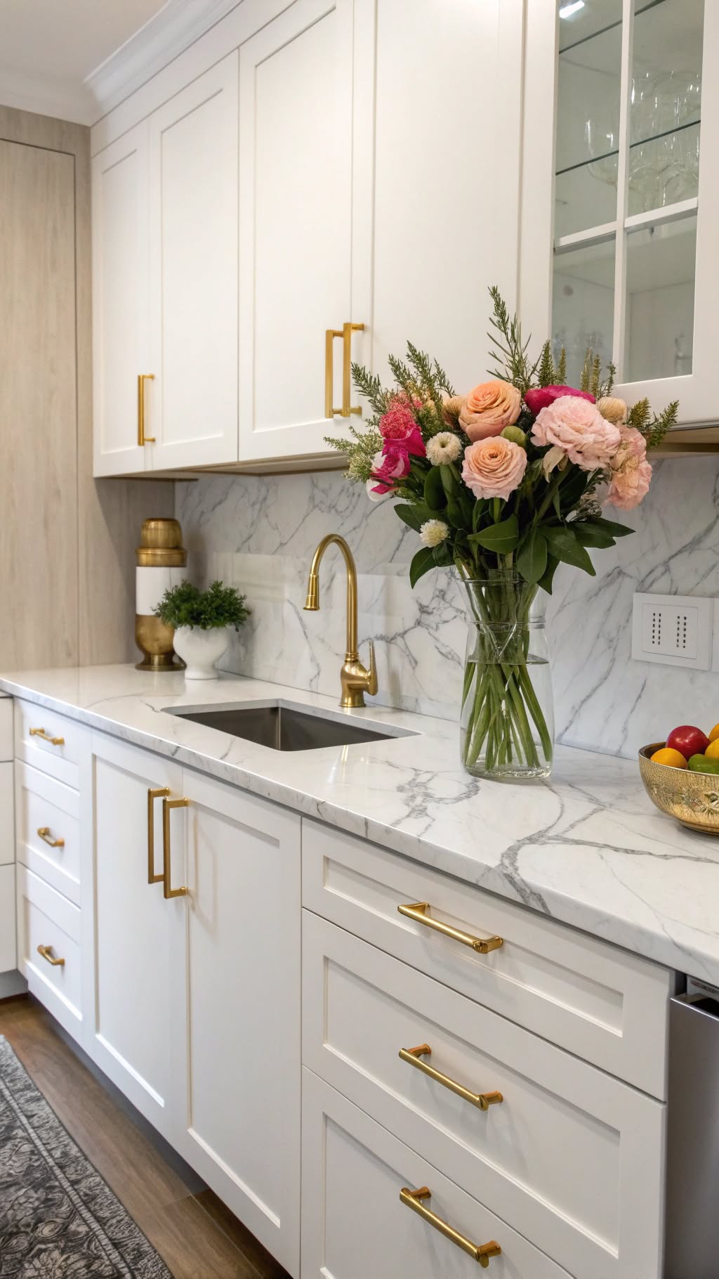 3. Opt for Light-Colored Cabinets