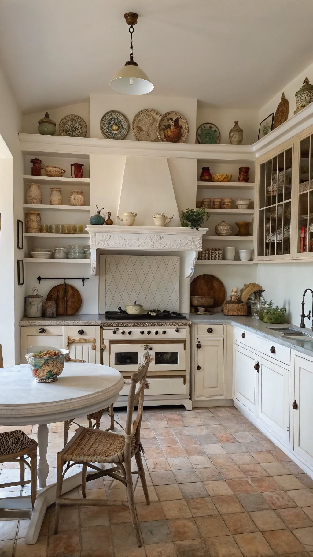 3. The U-Shaped Kitchen with a Focal Point Range