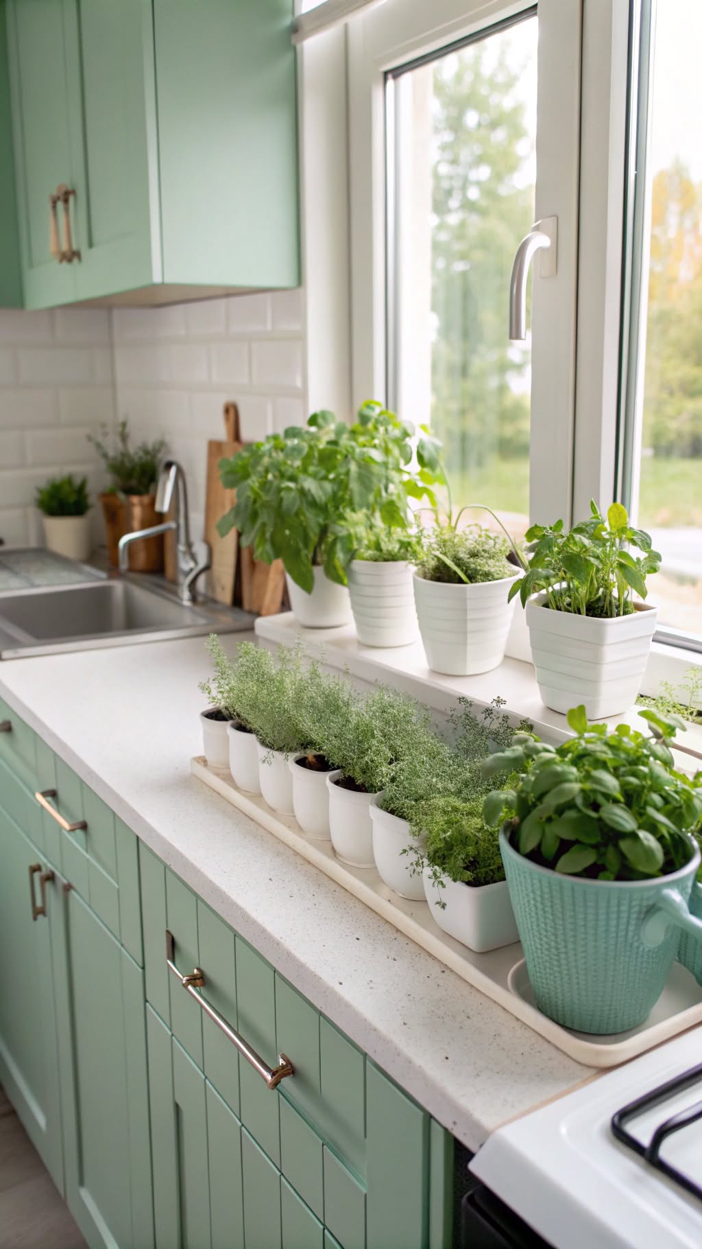 4. Mint Green for a Fresh Feel