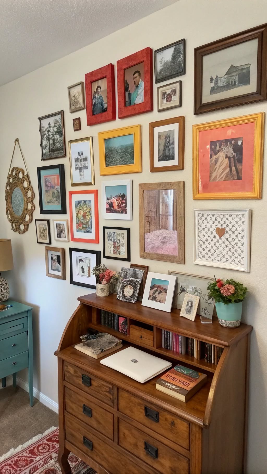 5. Create a Gallery Wall with Thrifted Frames