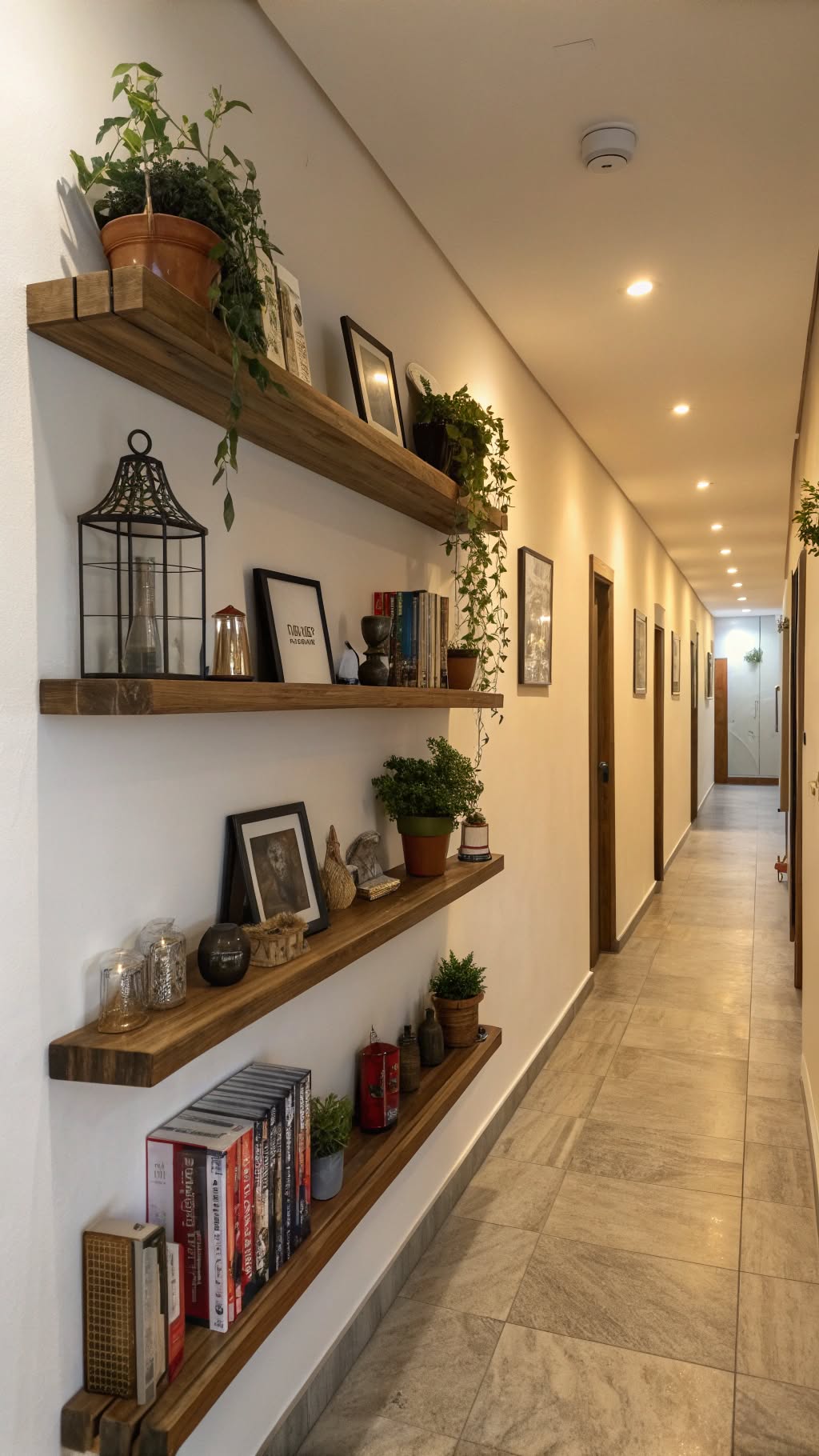 5. Install Floating Shelves