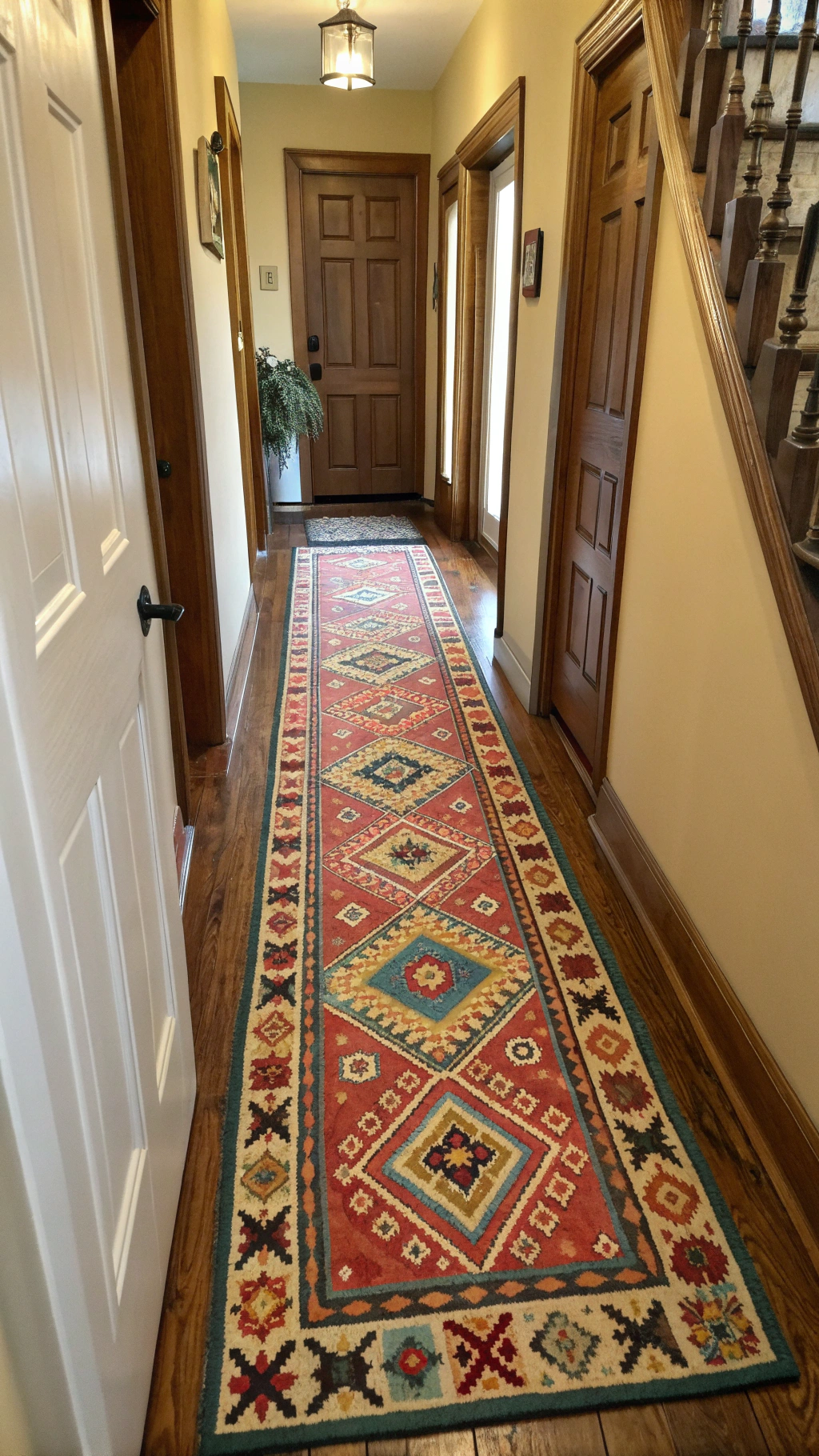 5. Lay Down a Runner Rug