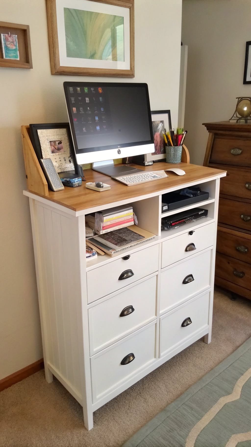 5. Transform a Dresser into a Desk
