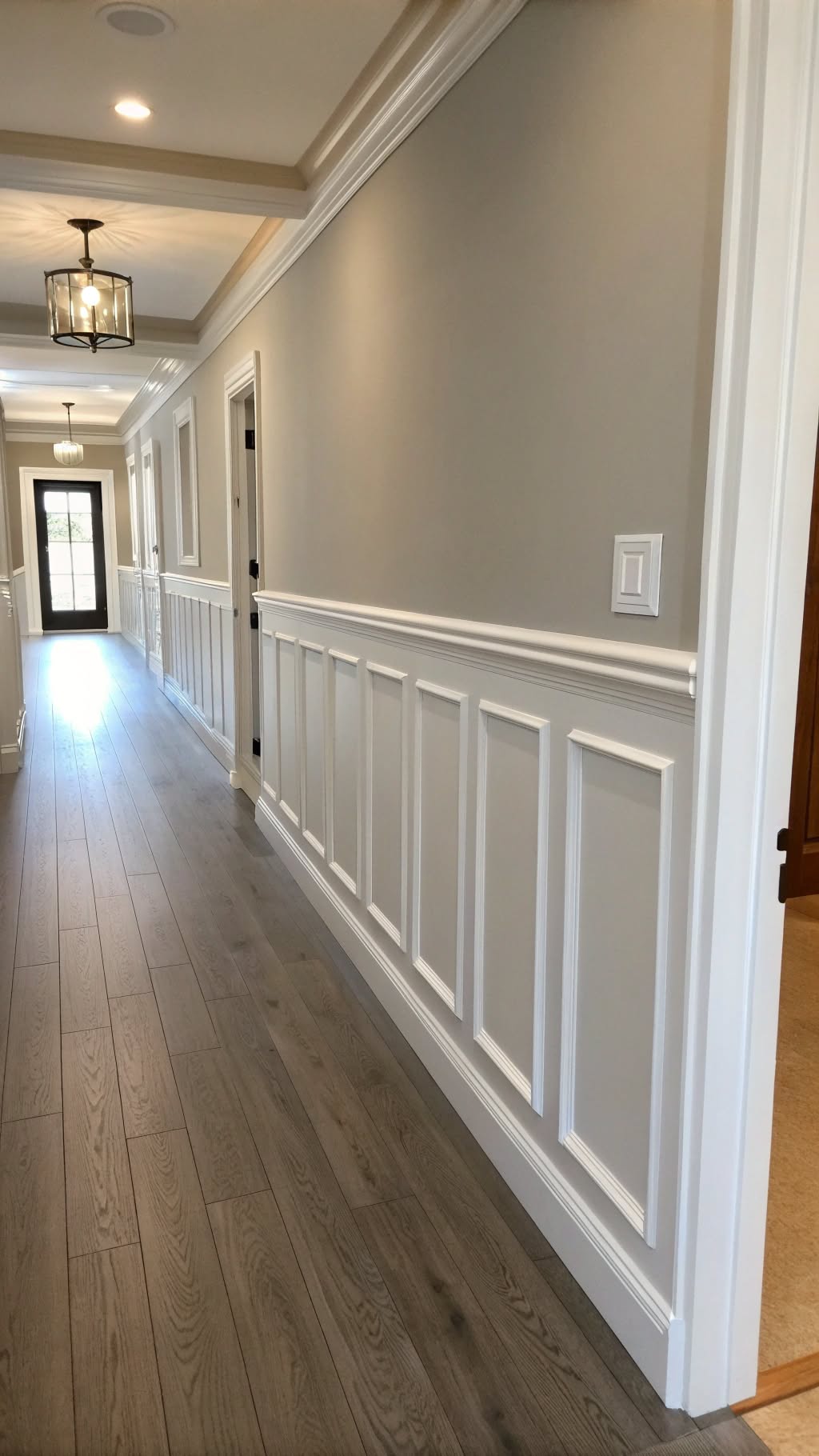 6. DIY Wainscoting with Paint or Wall Panels