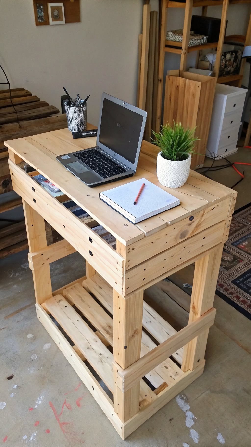 7. Build a Pallet Desk