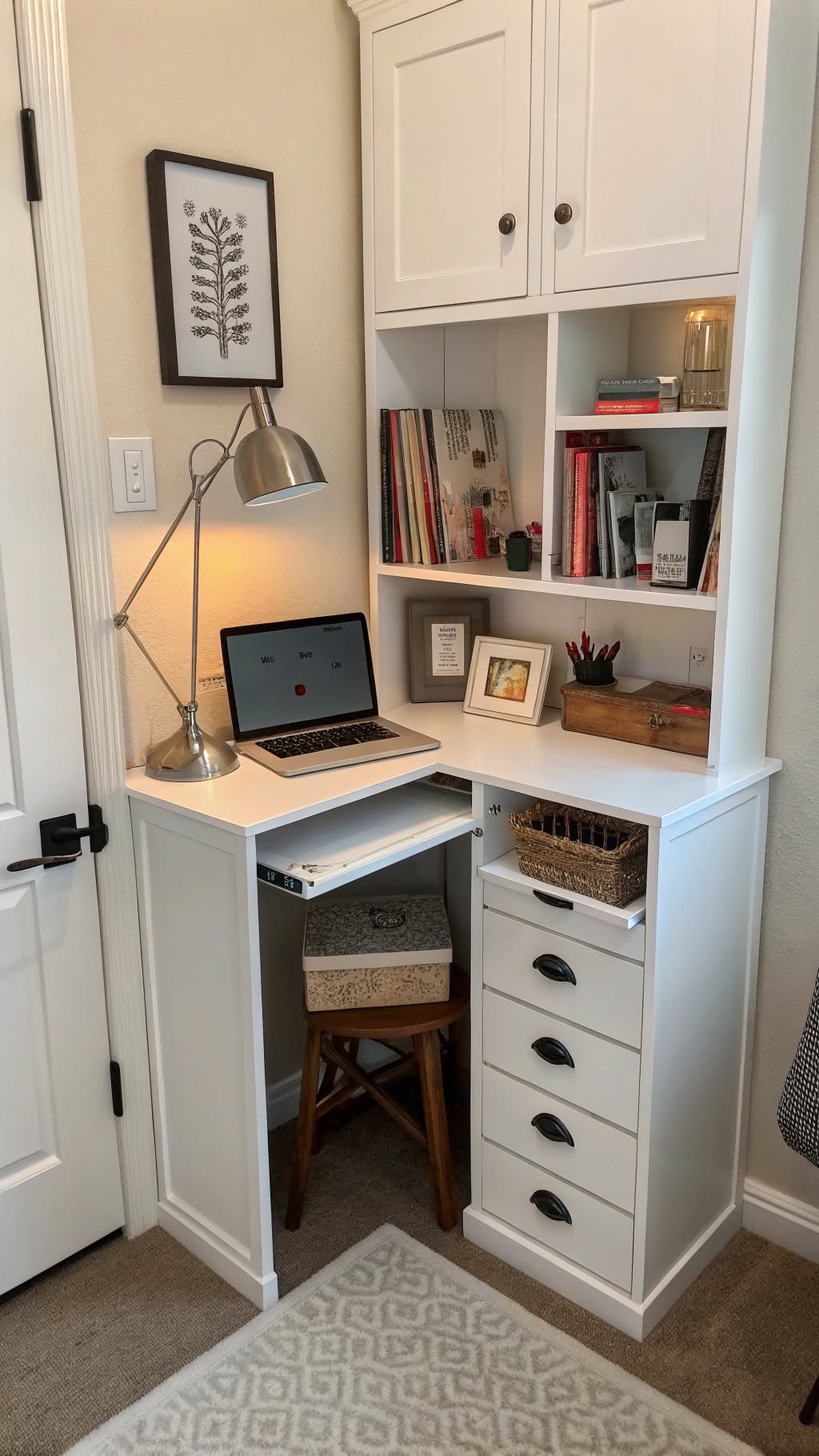 7. Corner Desks with Hidden Storage