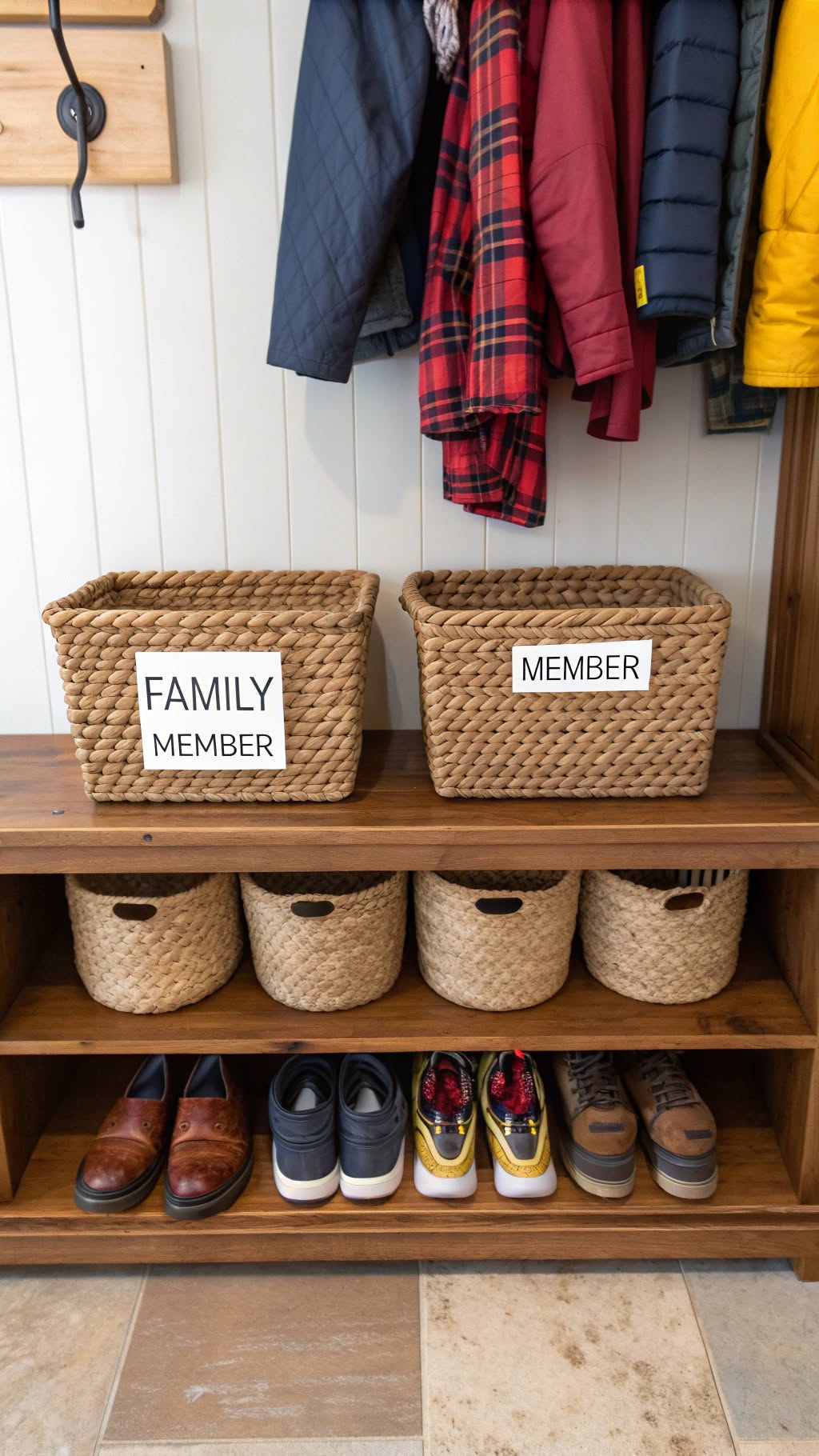 7. Use Baskets for Quick Cleanups