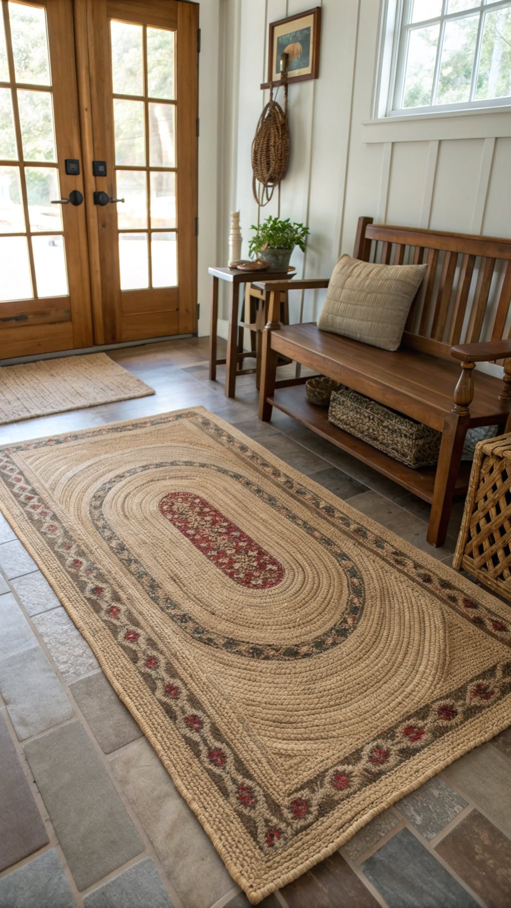 8. Incorporate a Jute Rug for Warmth and Texture