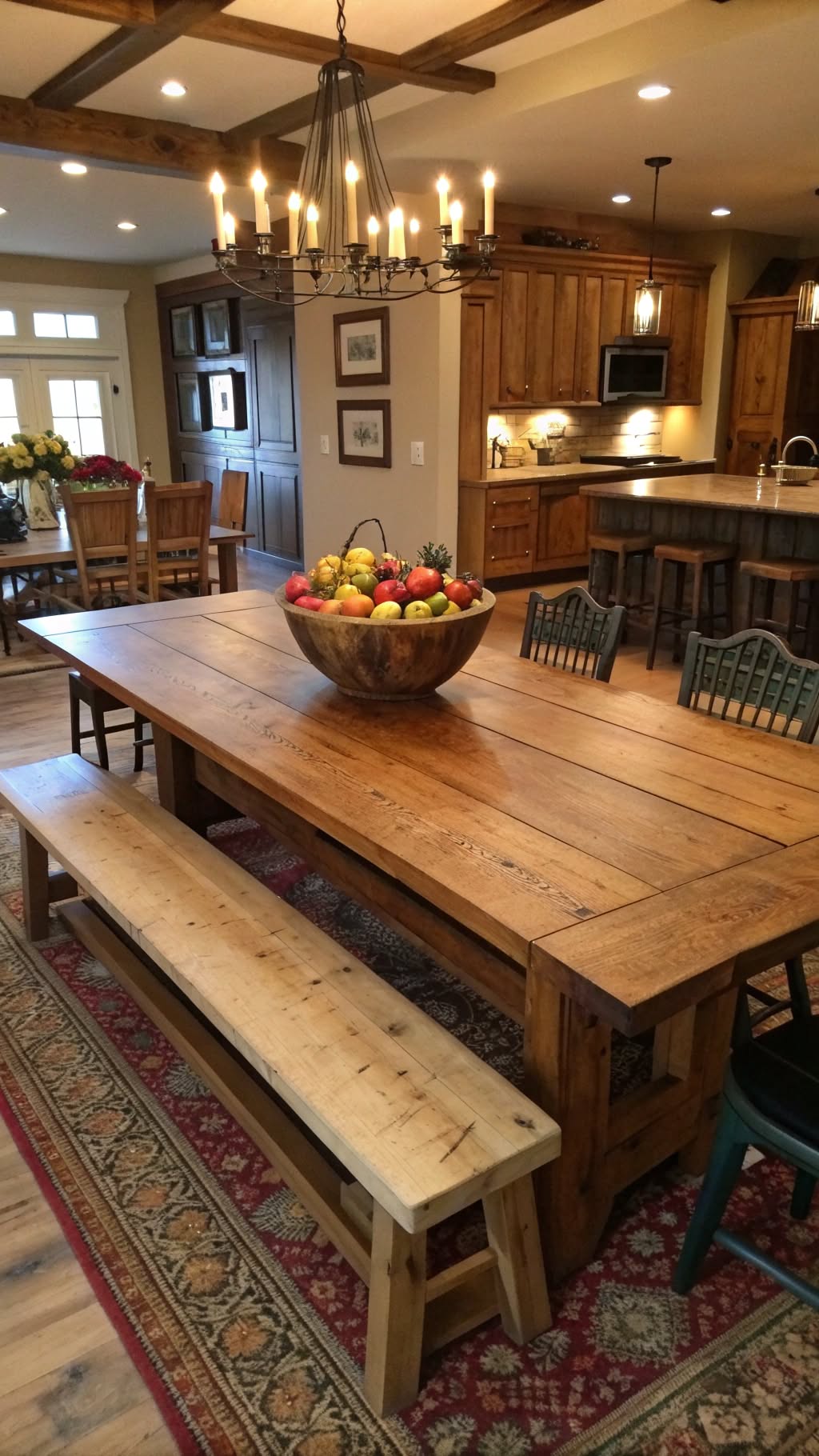 8. Oversized Family Table with Breadboard Ends
