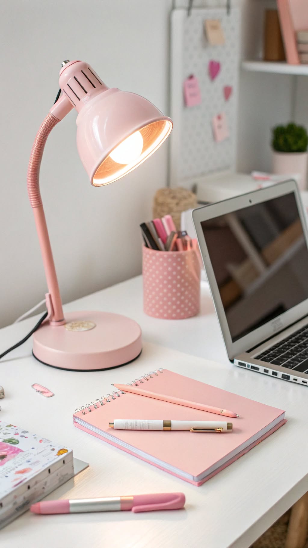 8. Pink Lighting Fixtures