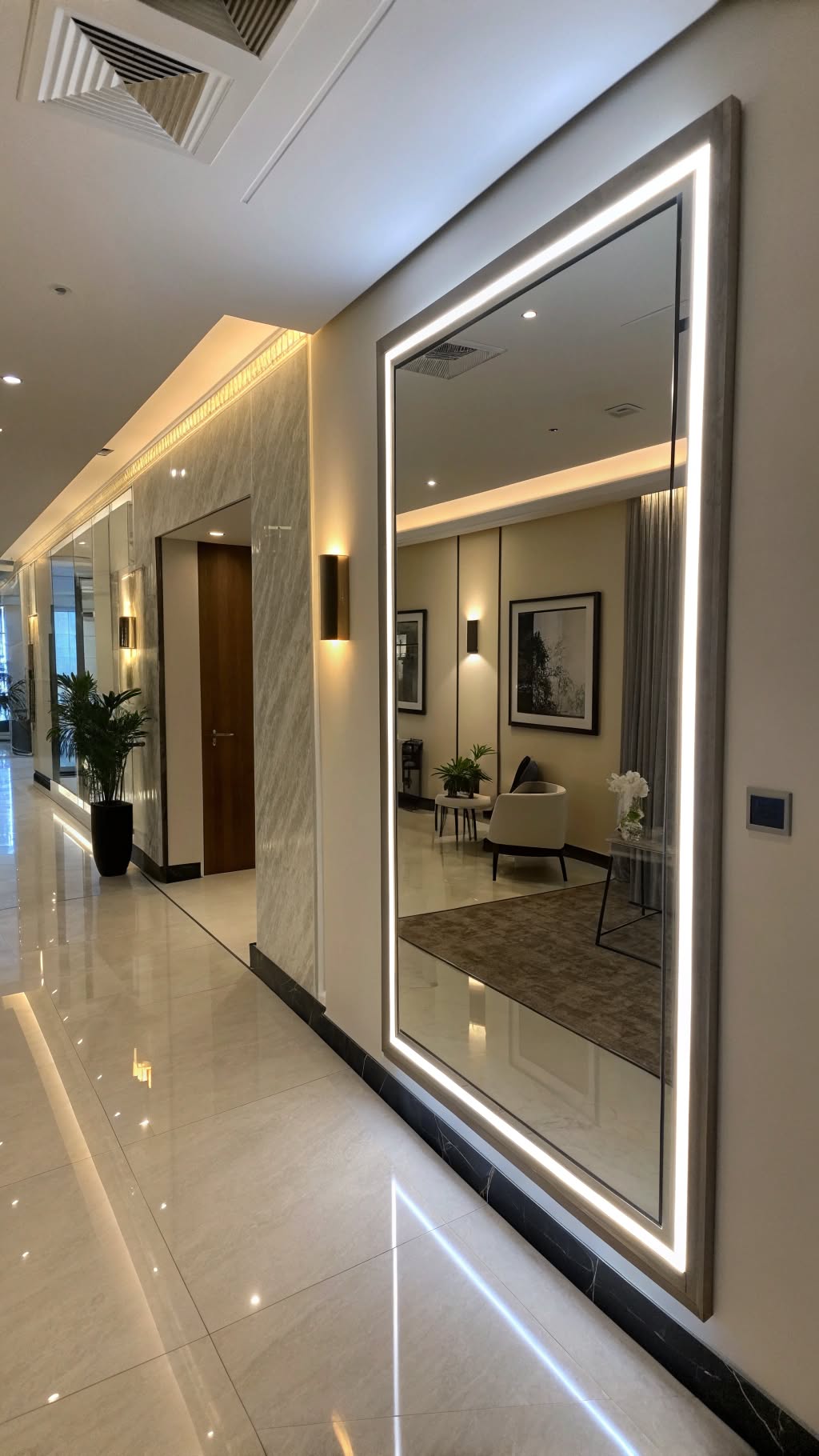 8. The Customizable LED Mirror