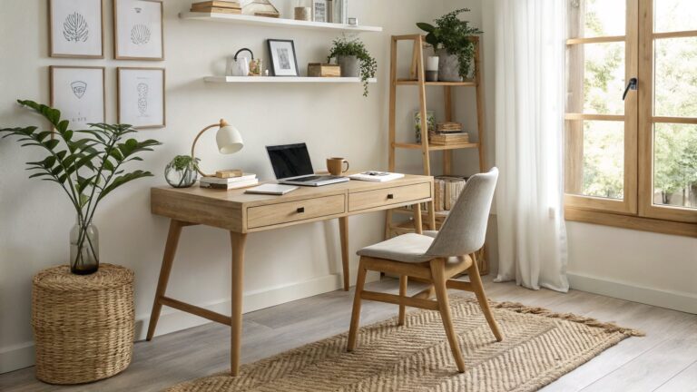 20 Japandi Home Office Tips For Small Spaces