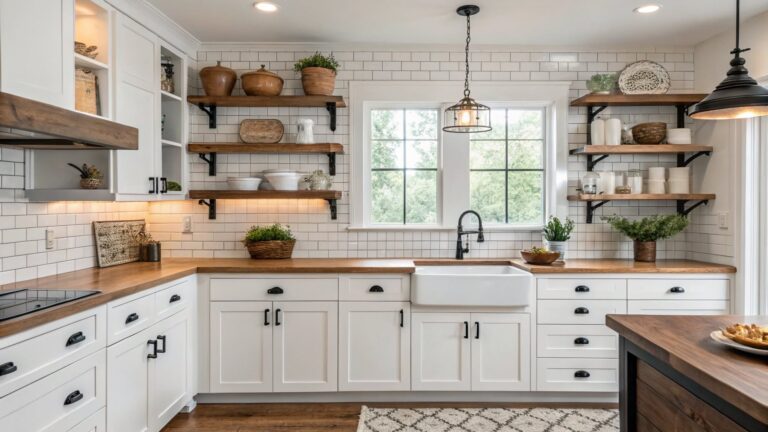 15 Modern Farmhouse Kitchens Cabinets On A Budget