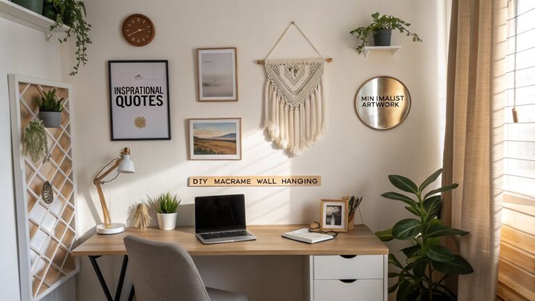 15 Home Office Wall Decor On A Budget