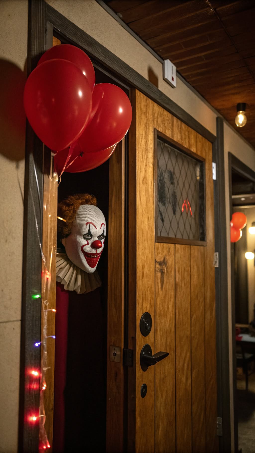 10. Creepy Clown Peekaboo