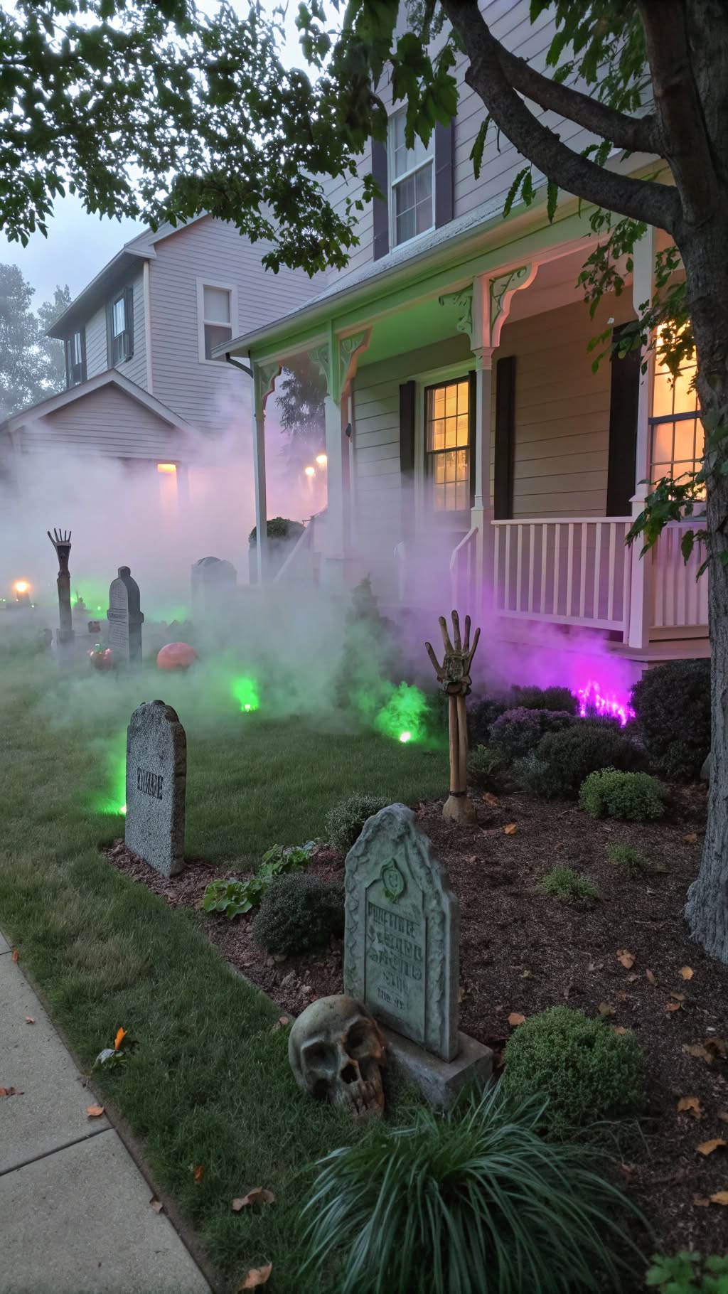 10. Haunted Graveyard Scene