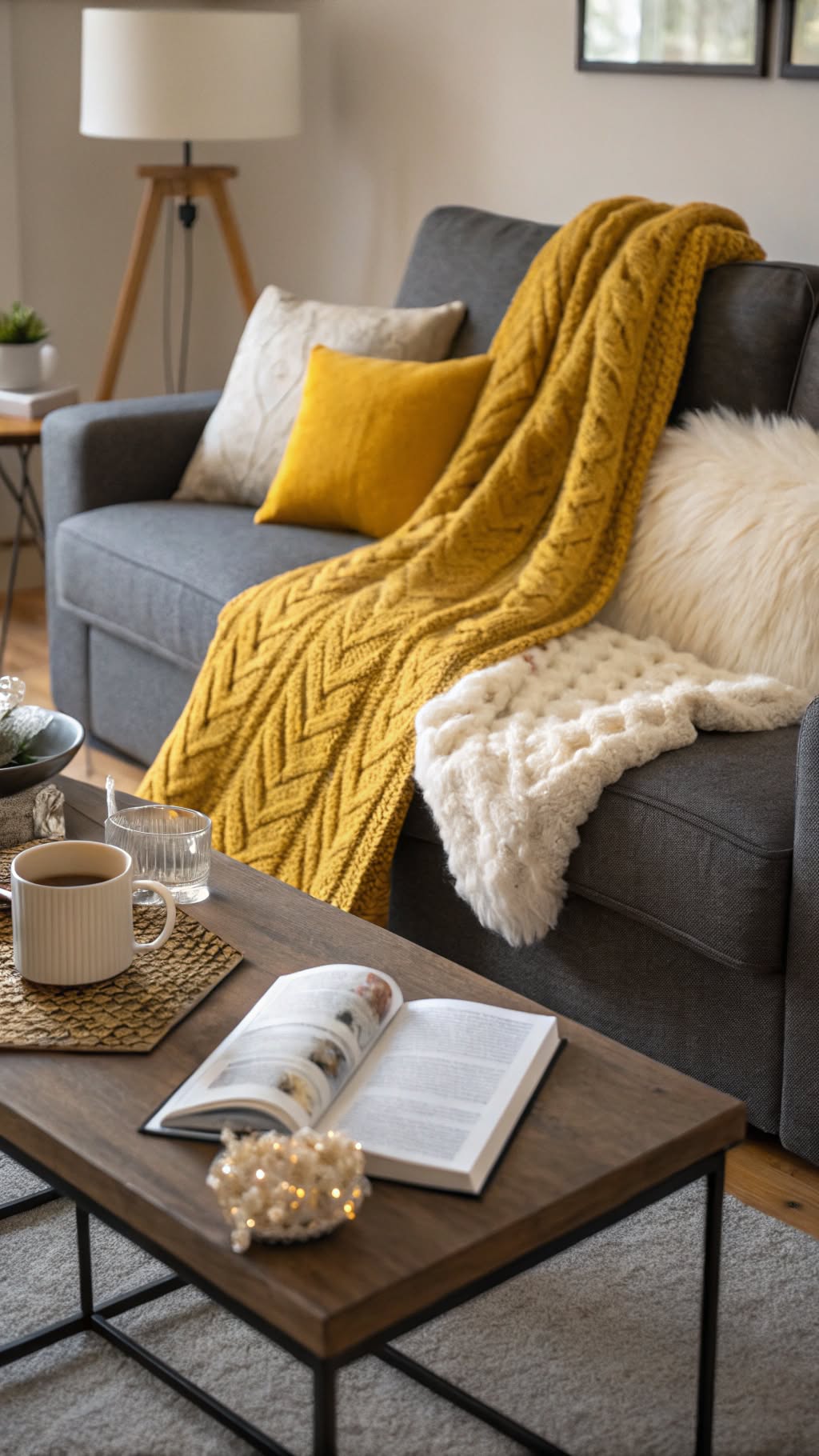 10. Layer Textured Throw Blankets
