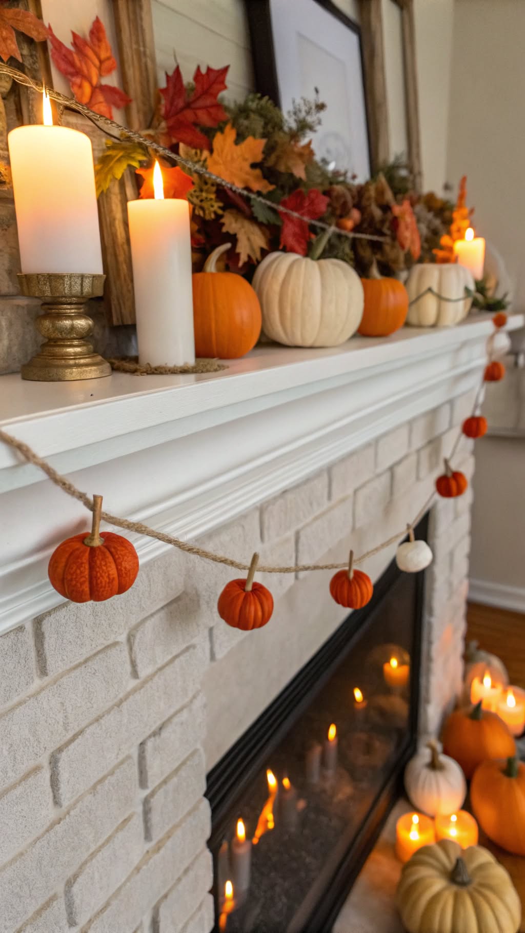 10. Mini Pumpkin Garland