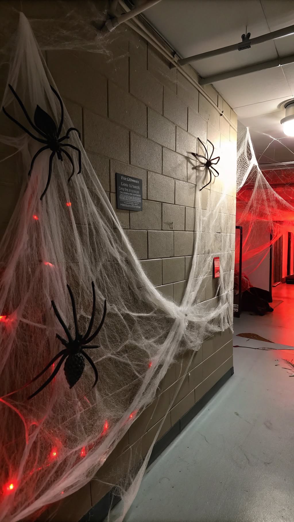11. Creepy Crawly Spider Web Corner