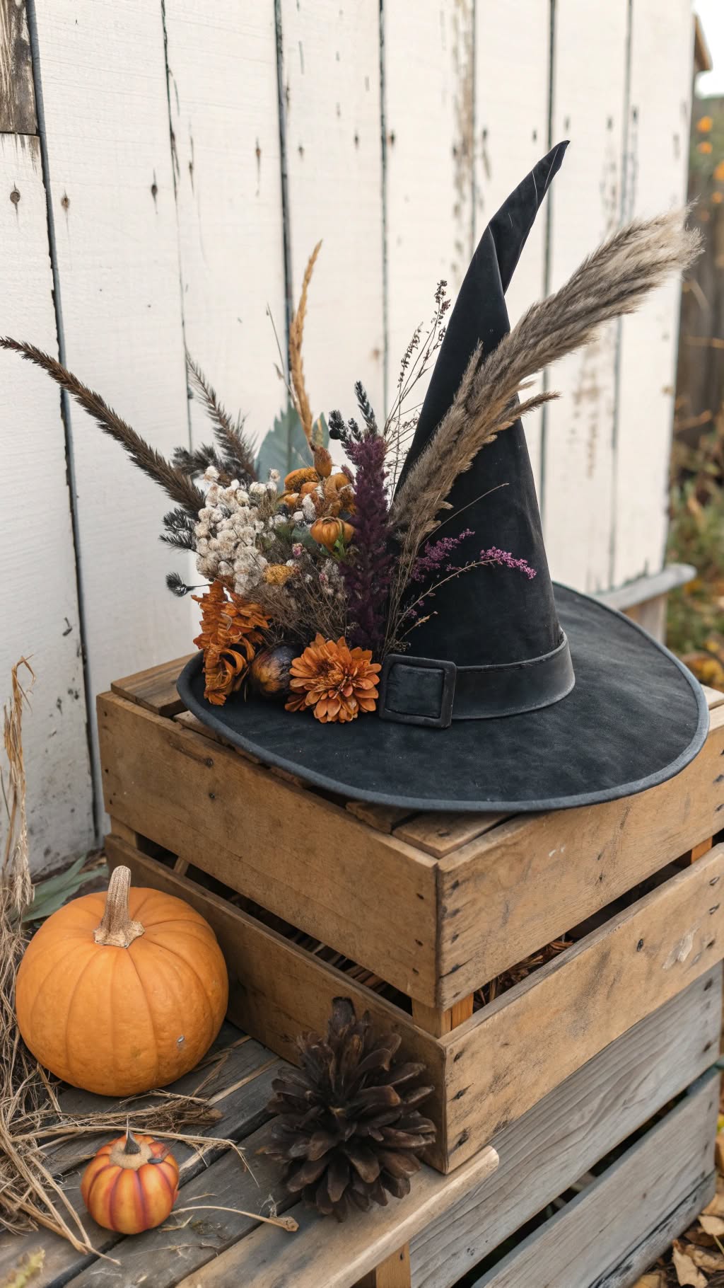 11. Vintage Witch Hat Display