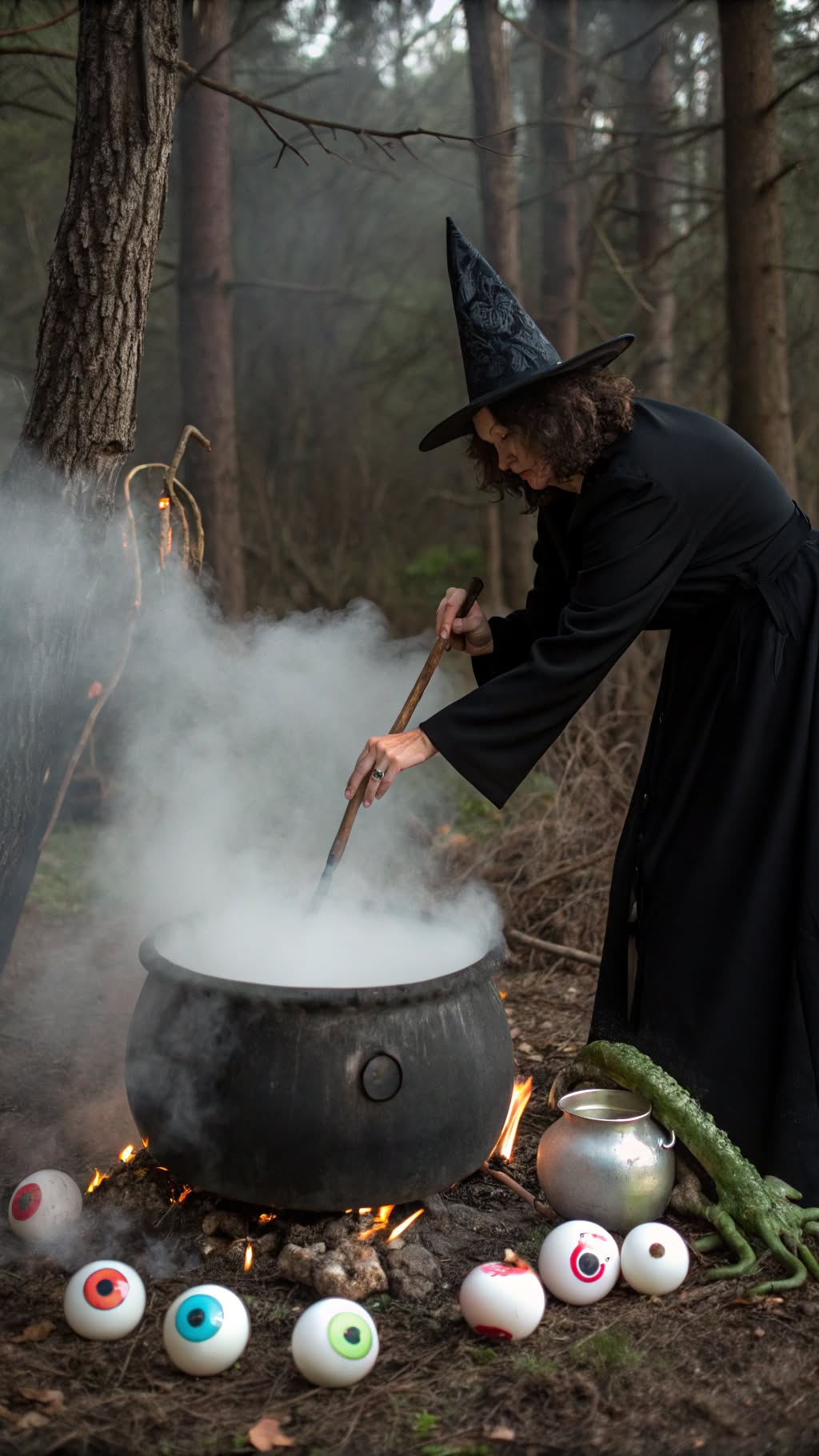 13. Witch’s Brew Cauldron Display