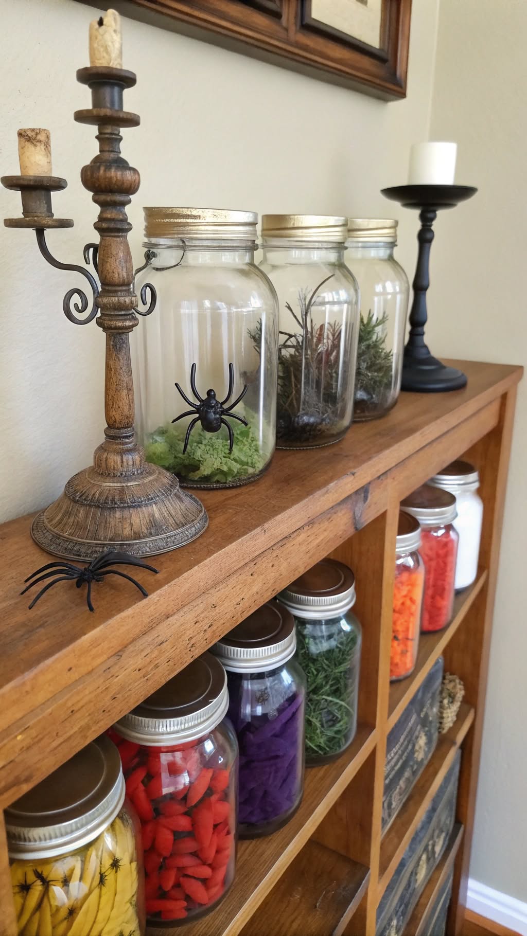 13. Witchy Apothecary Jar Display