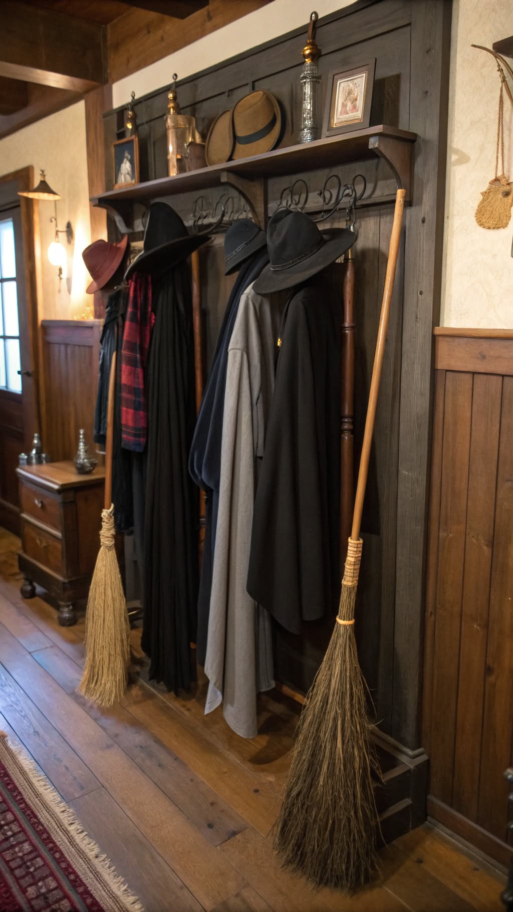 14. Witchy Wardrobe Display