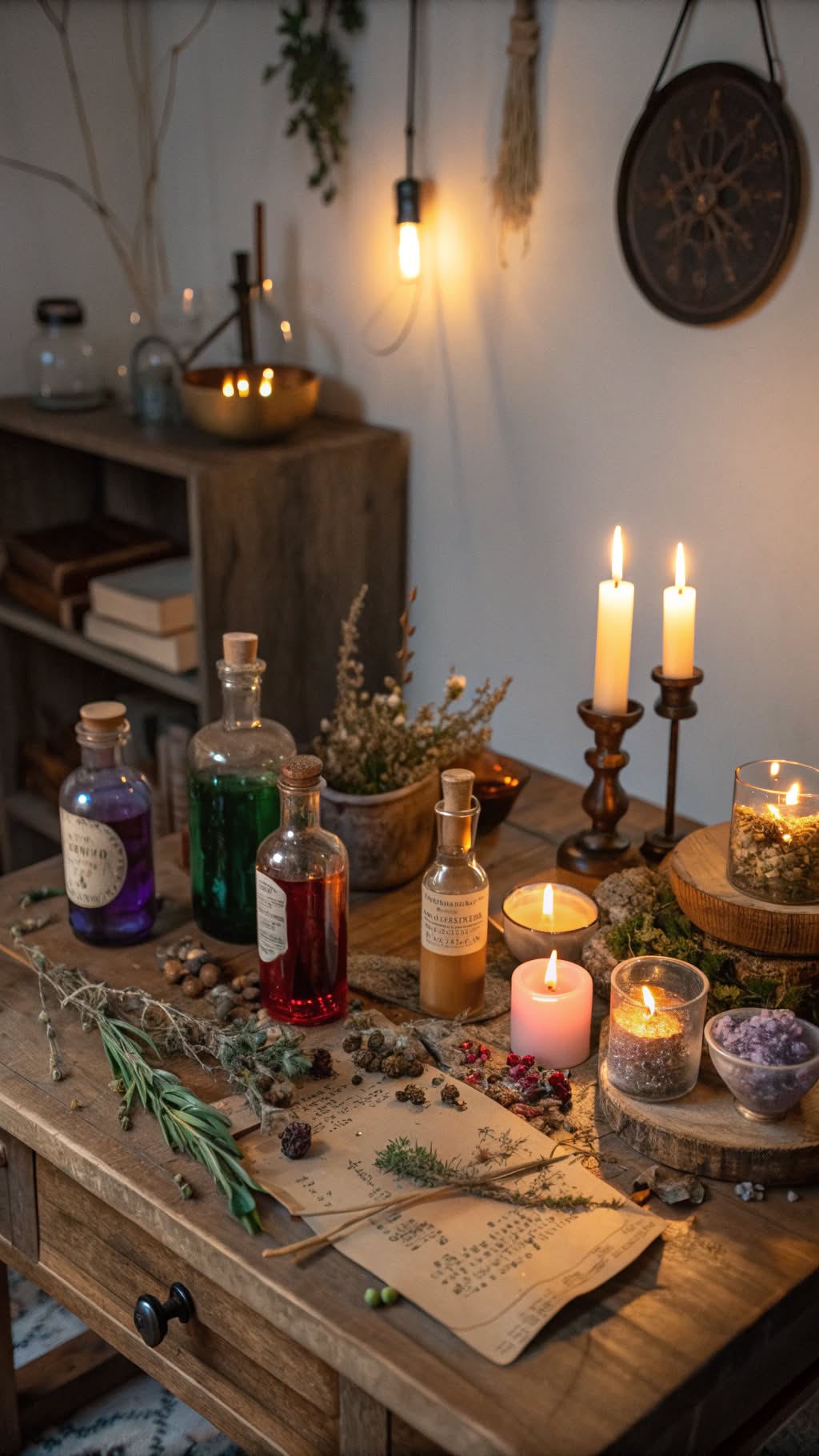 16. Potion Bottle Display