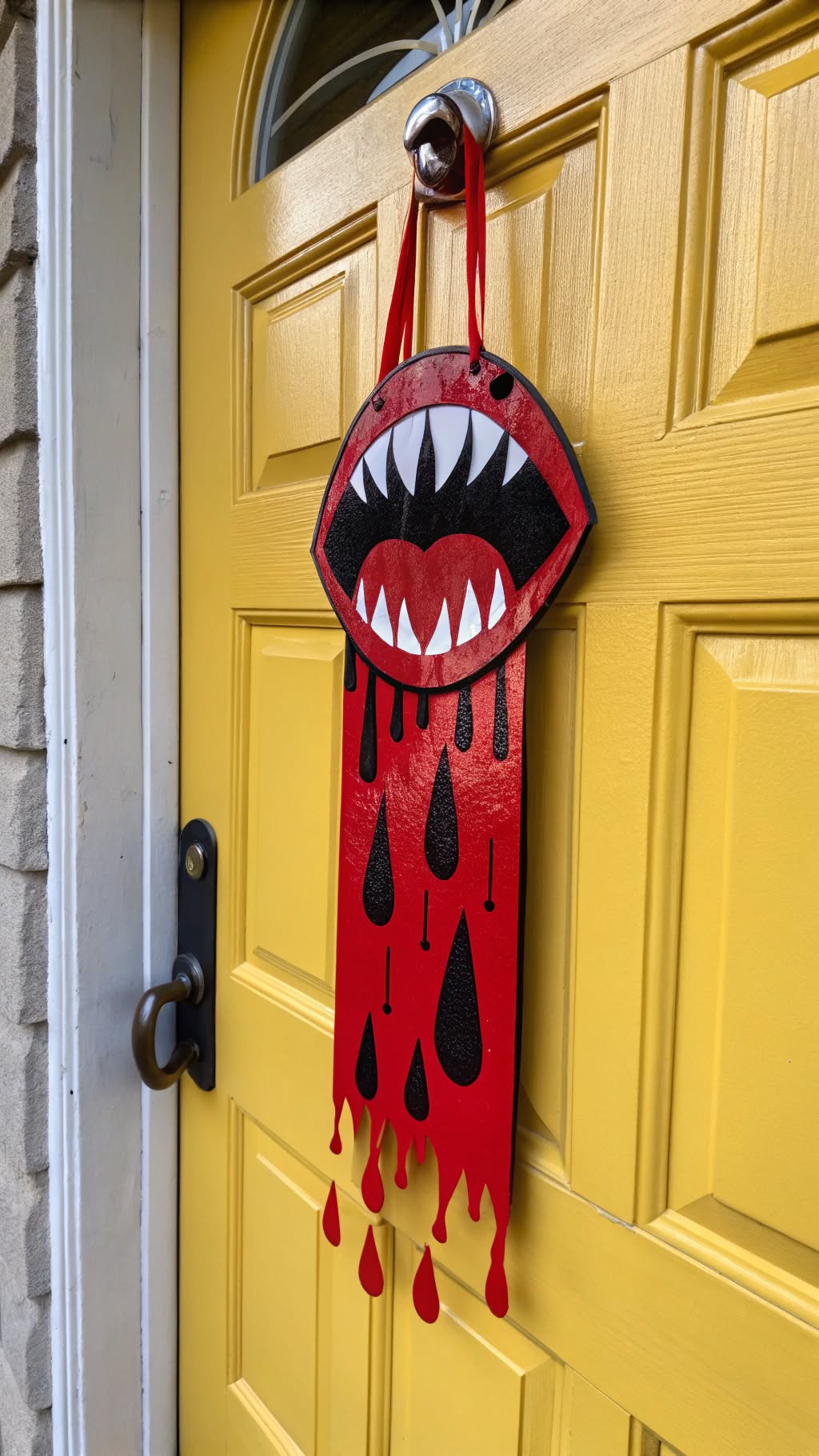 16. Vampire Fangs Door Hanger