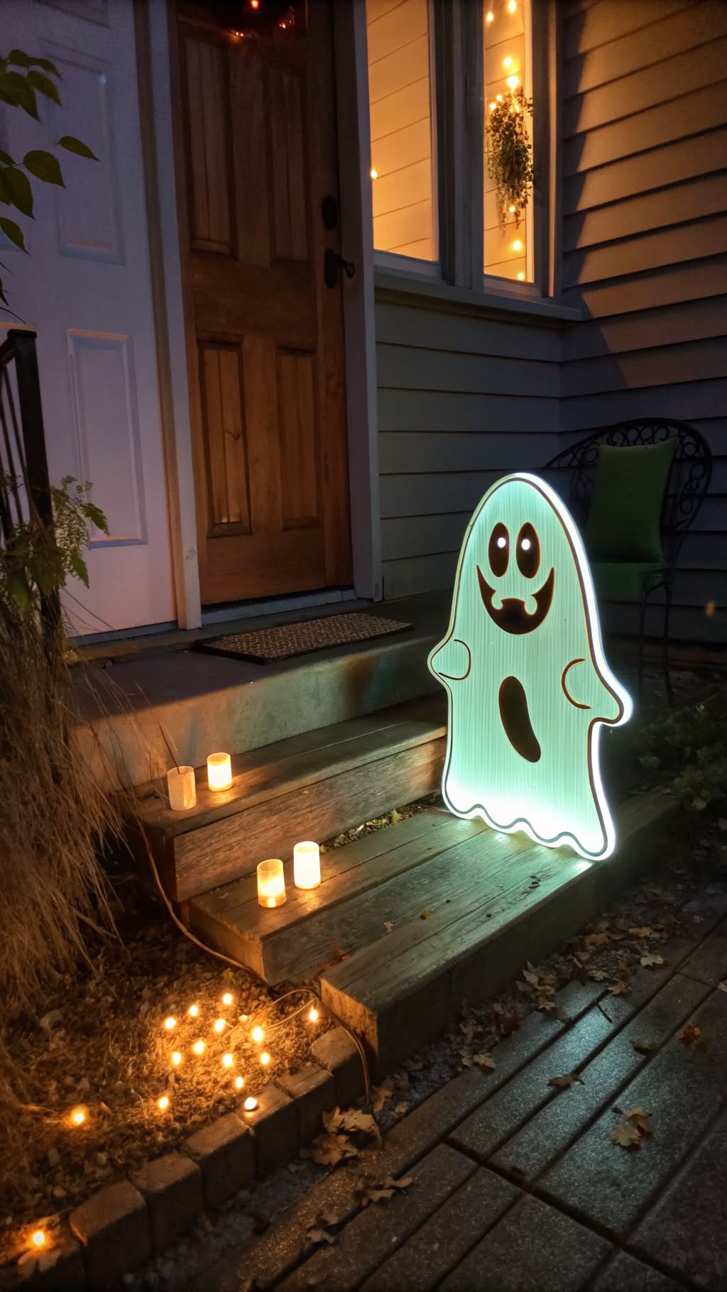 19. Glow-in-the-Dark Ghostly Greetings