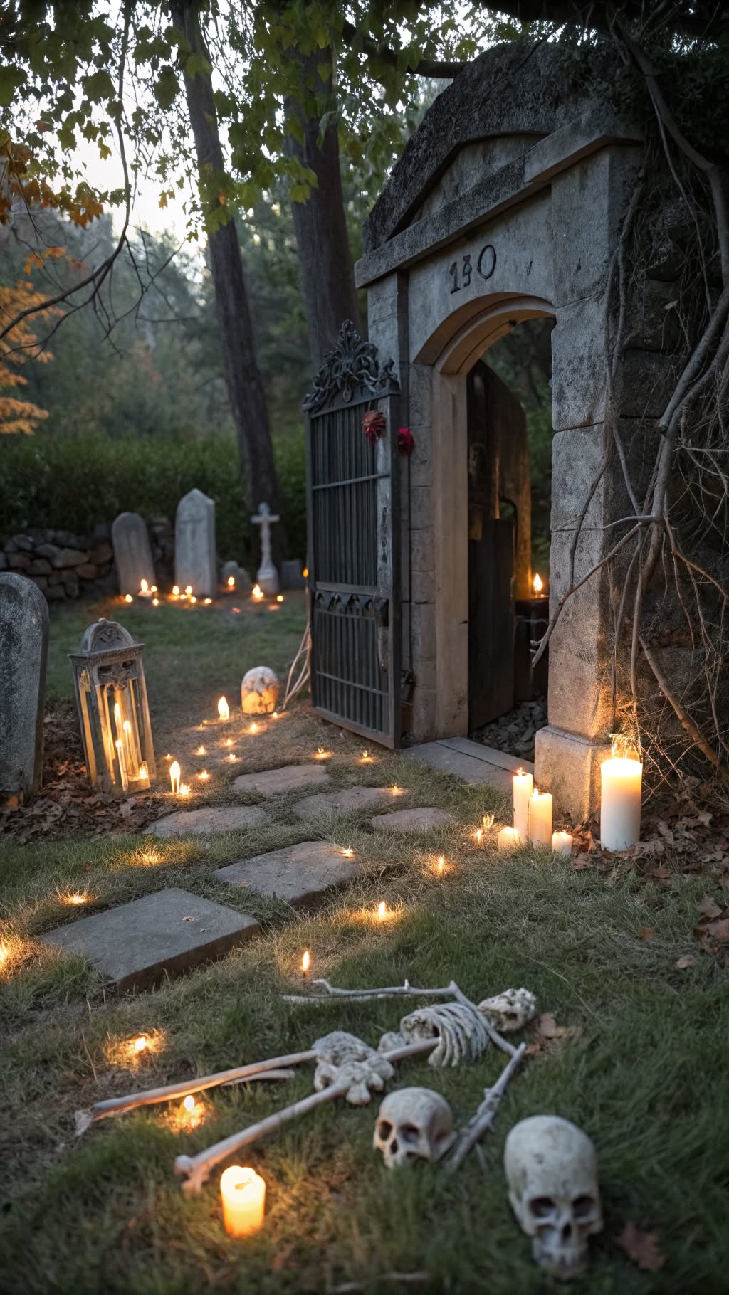 19. Glowing Graveyard Entrance