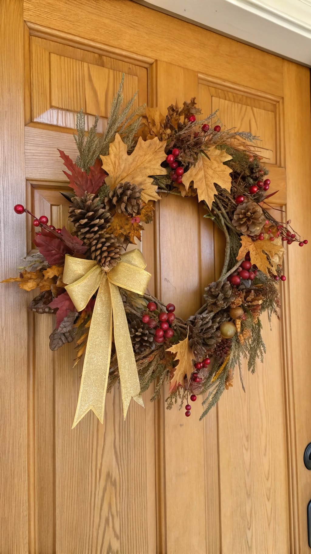 1. Cozy Fall Wreath Welcome