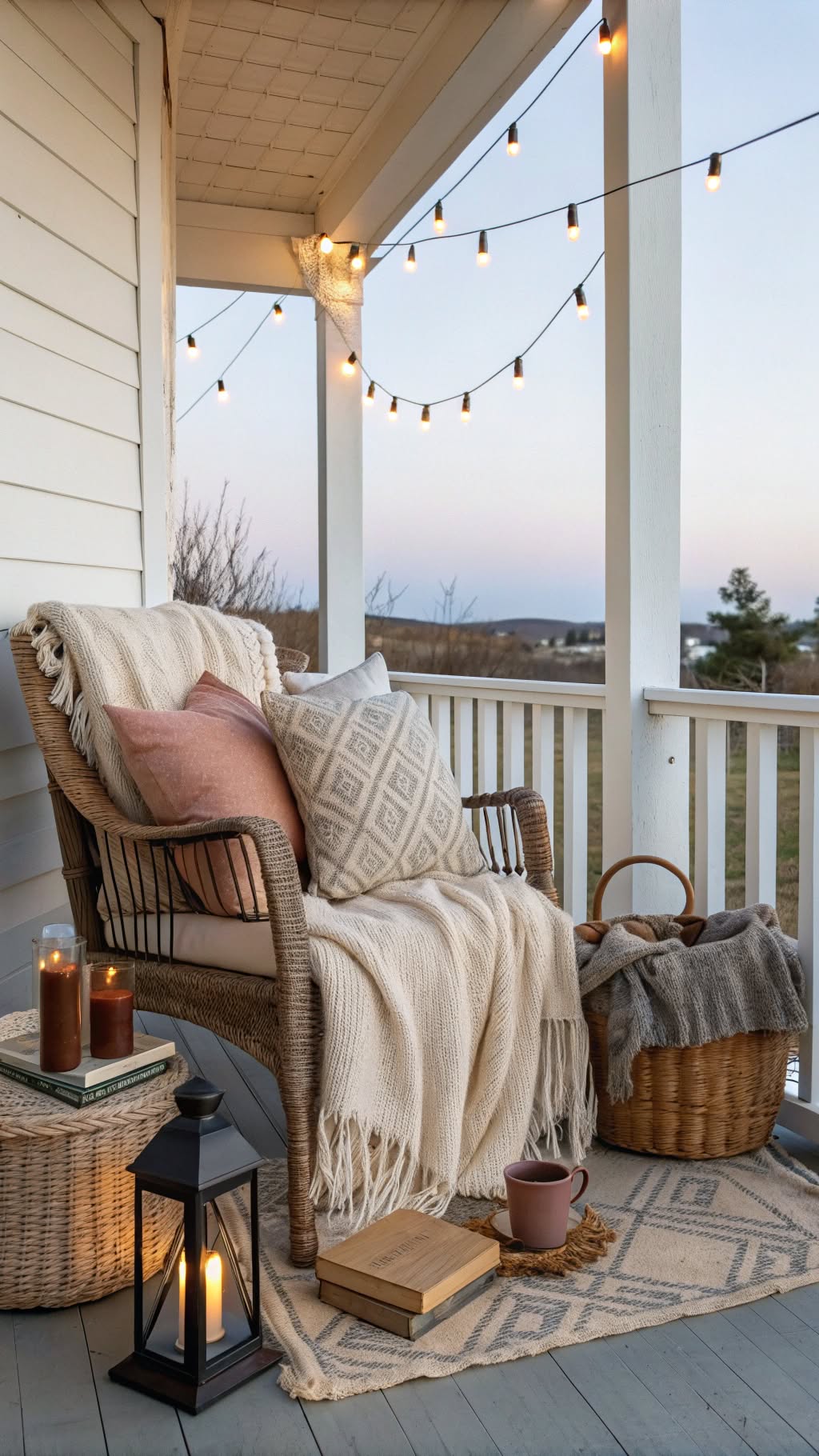 20. A Cozy Reading Nook for Fall Evenings
