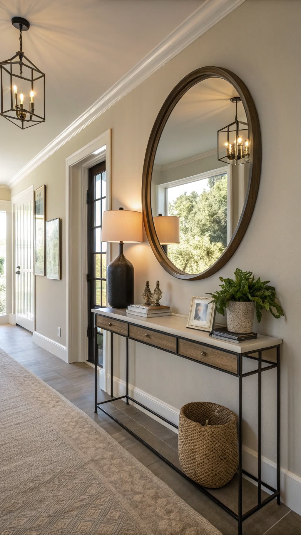 2. Hang a Statement Mirror