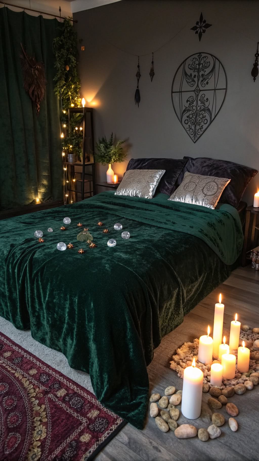 2. Witchy Velvet Bedspread