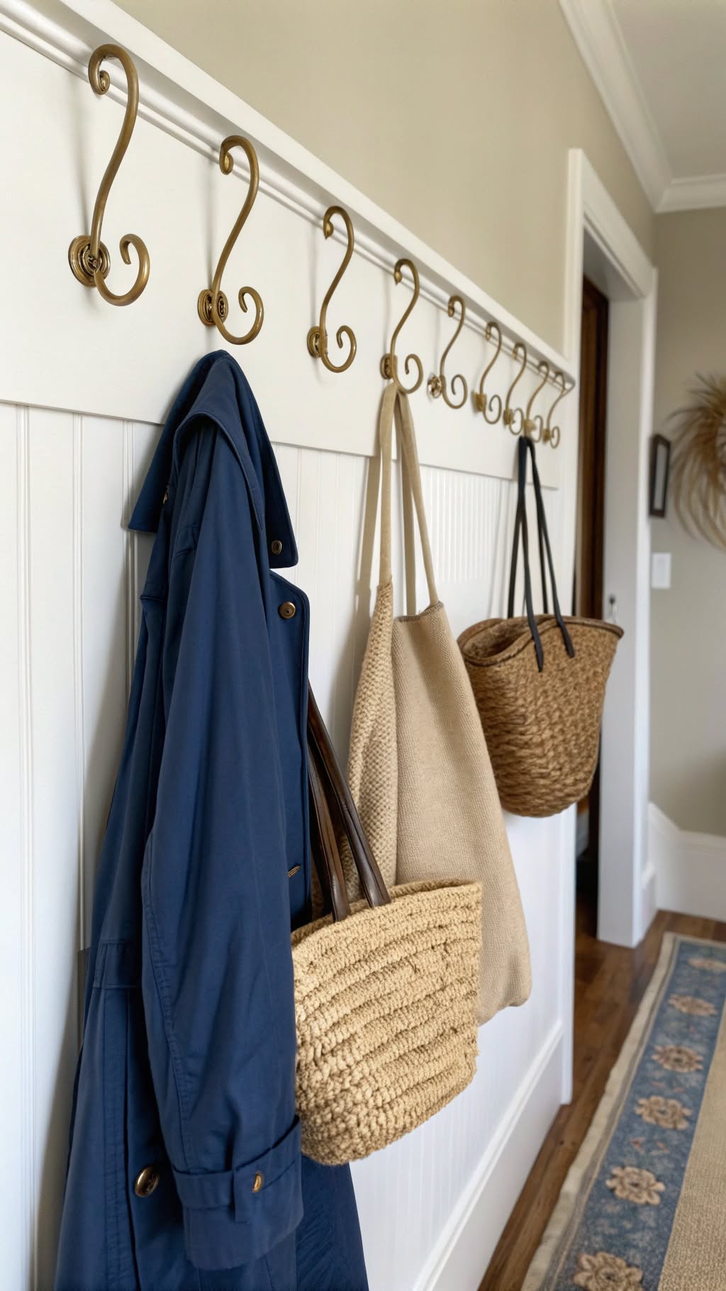 3. Use Wall-Mounted Hooks
