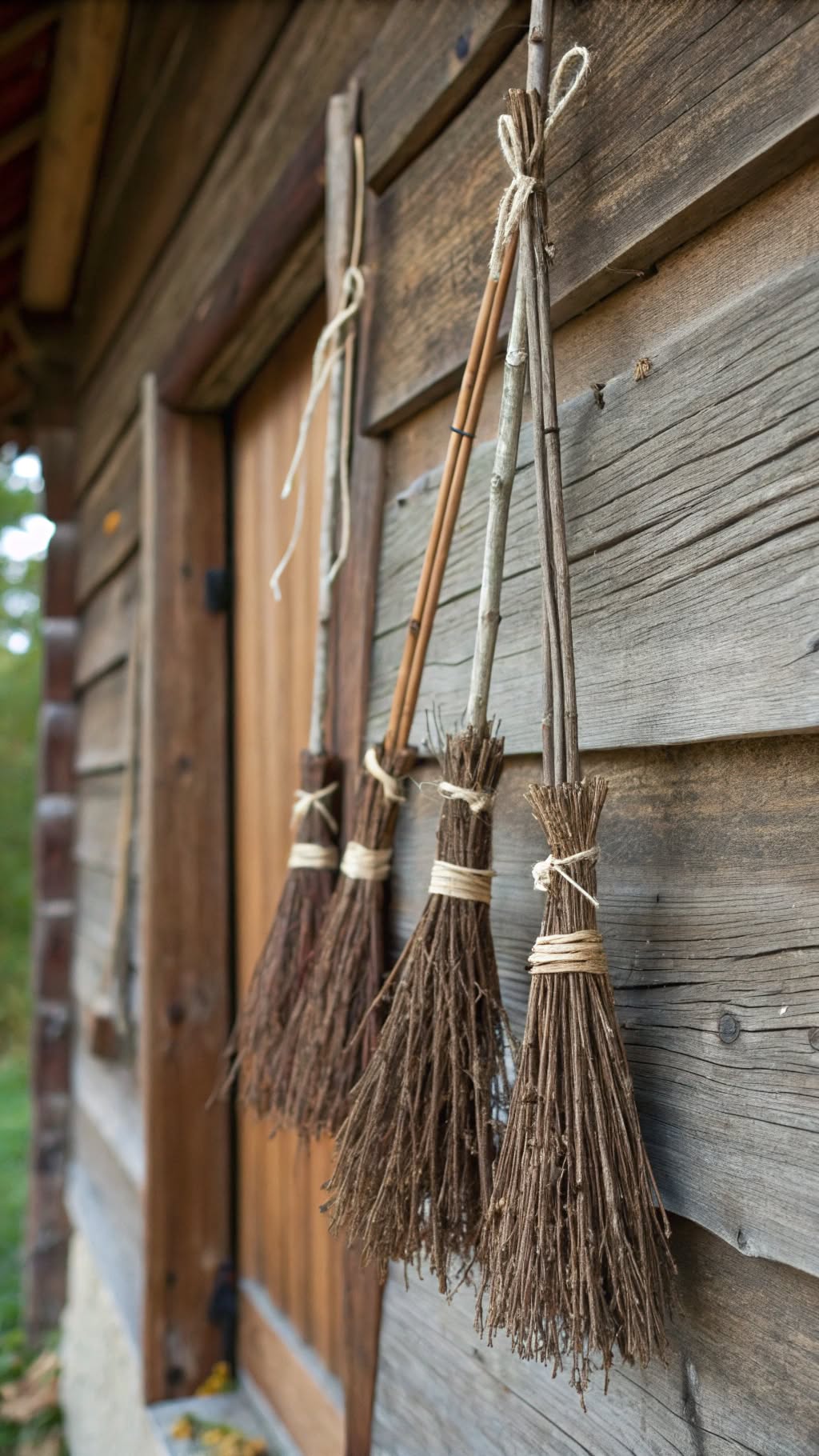 3. Witches’ Broomstick Wall Decor