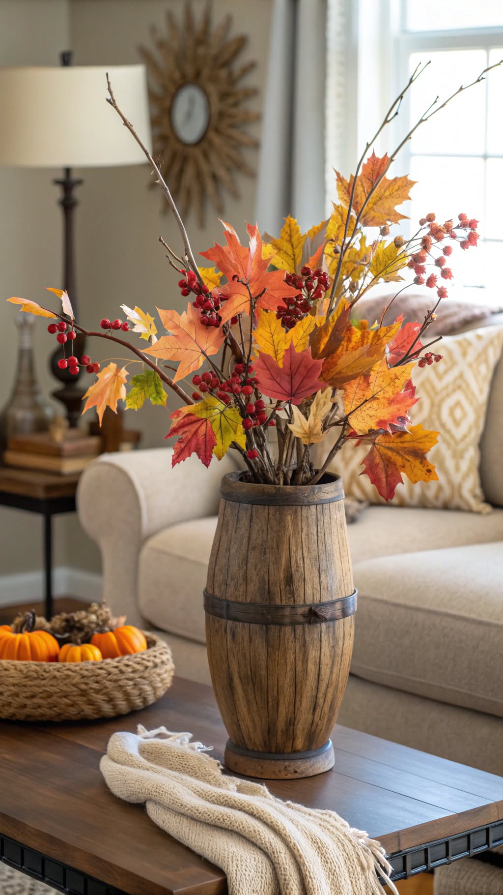 4. Bring in Nature with Fall Foliage