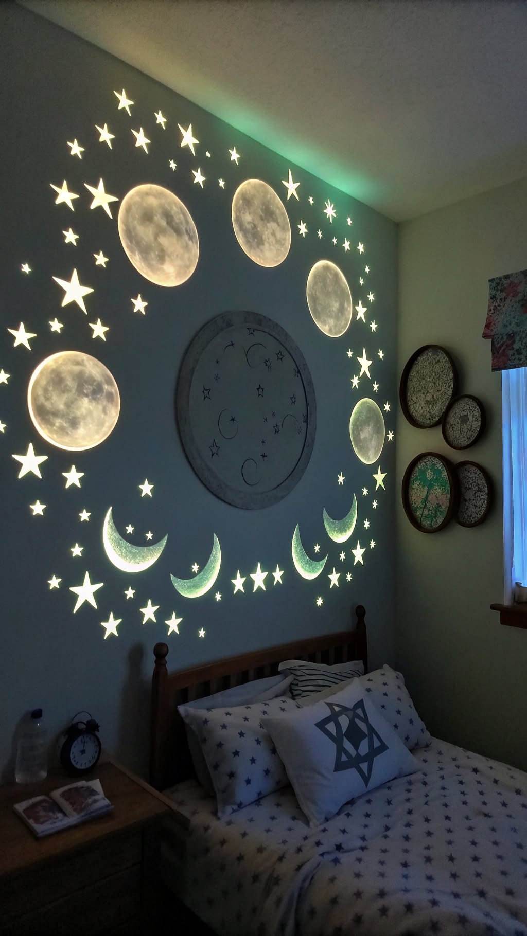4. Moon Phase Wall Art