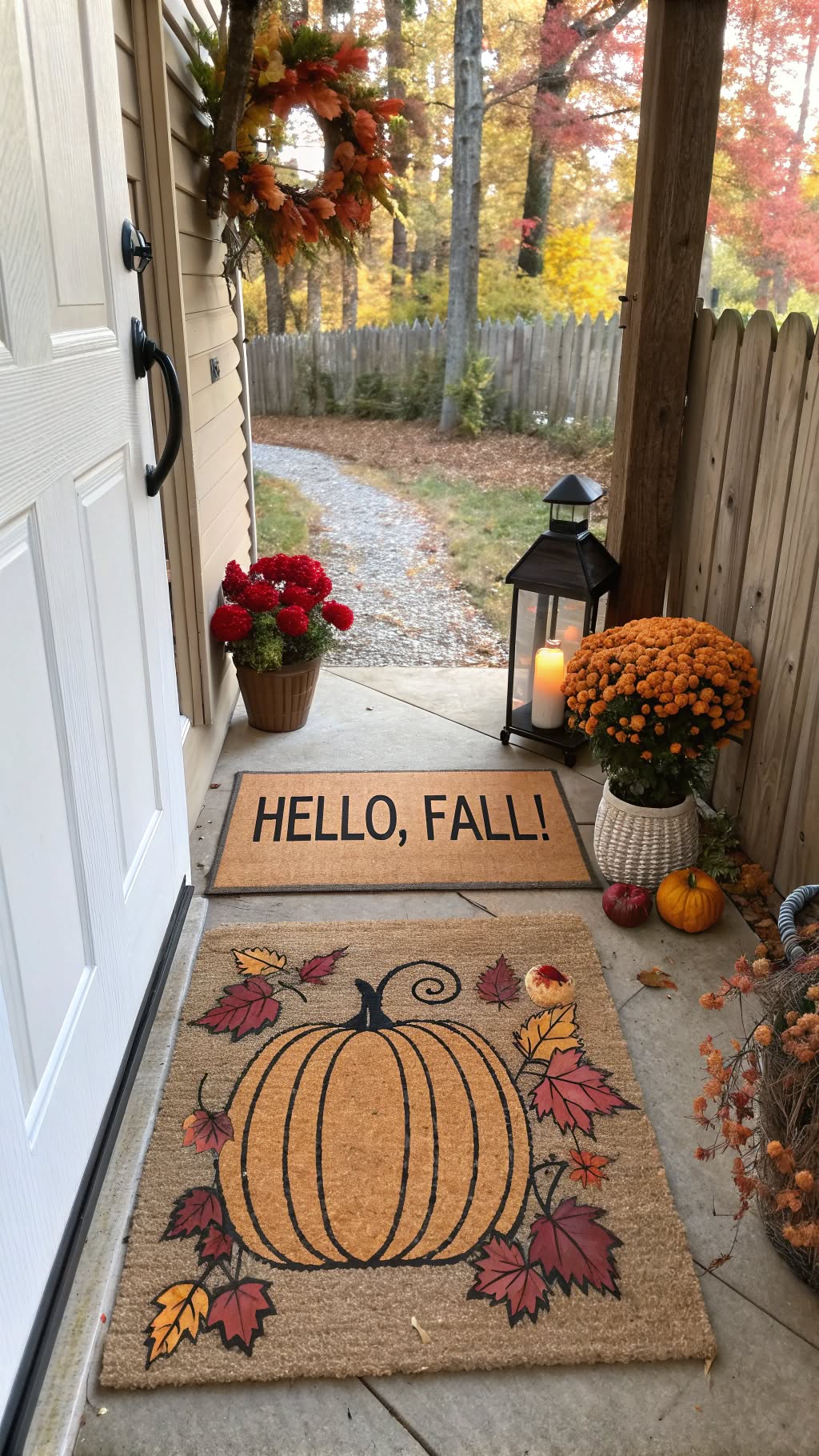 4. Seasonal Doormat Magic