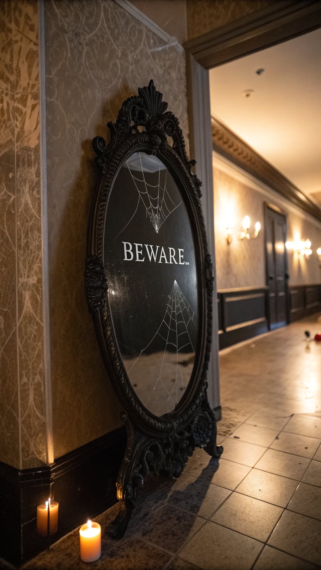 5. Spooky Vintage Mirror