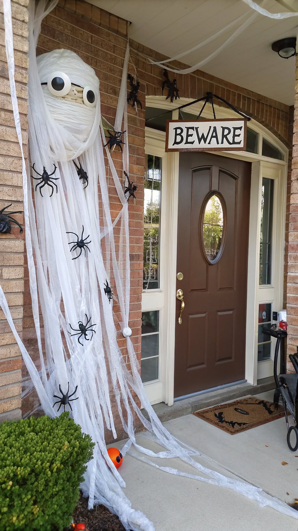 6. DIY Mummy Door Wrapping