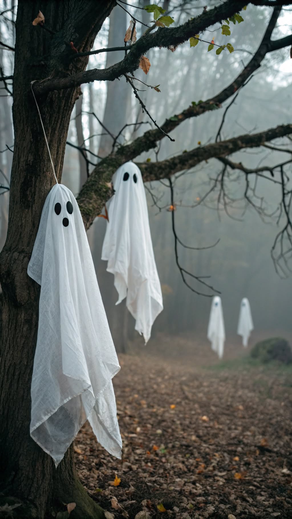 6. Ghostly Cheesecloth Spirits