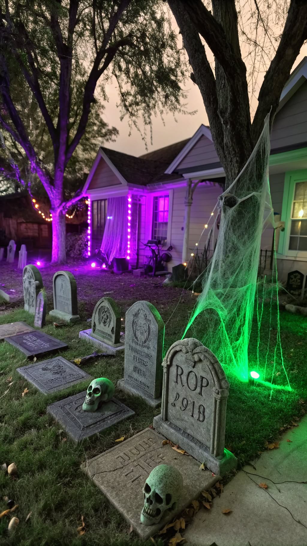 6. Spooky Graveyard Scene