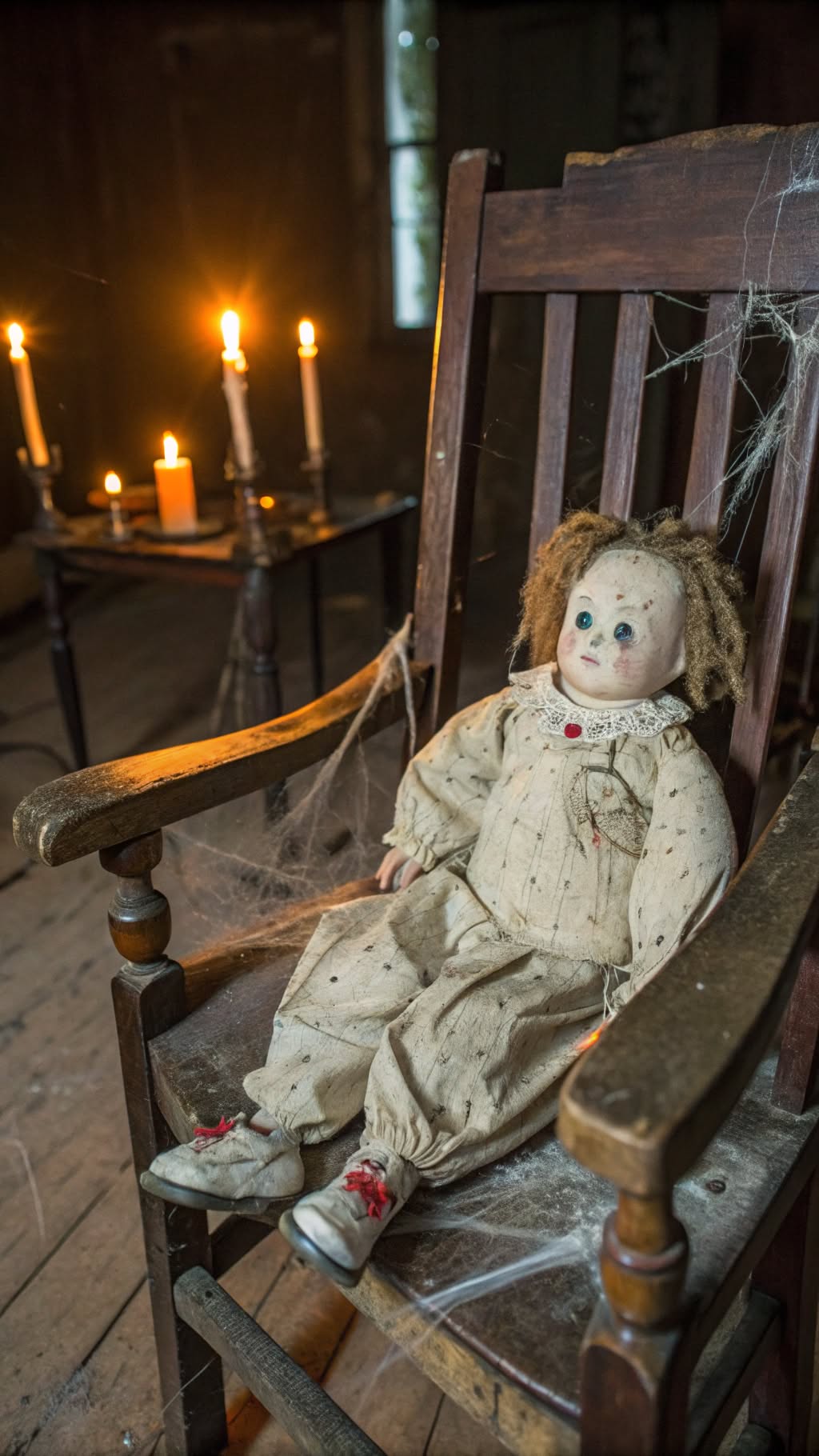 7. Creepy Vintage Doll Makeover