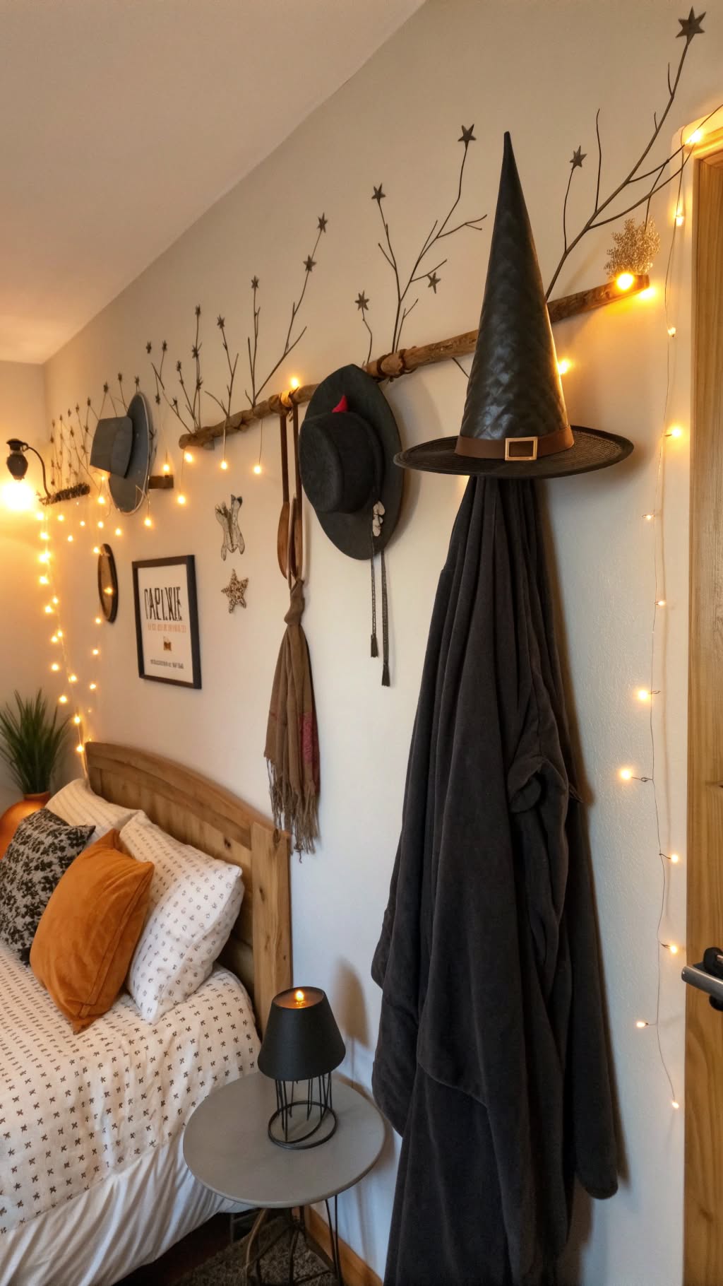 7. Witch Broom Wall Hooks