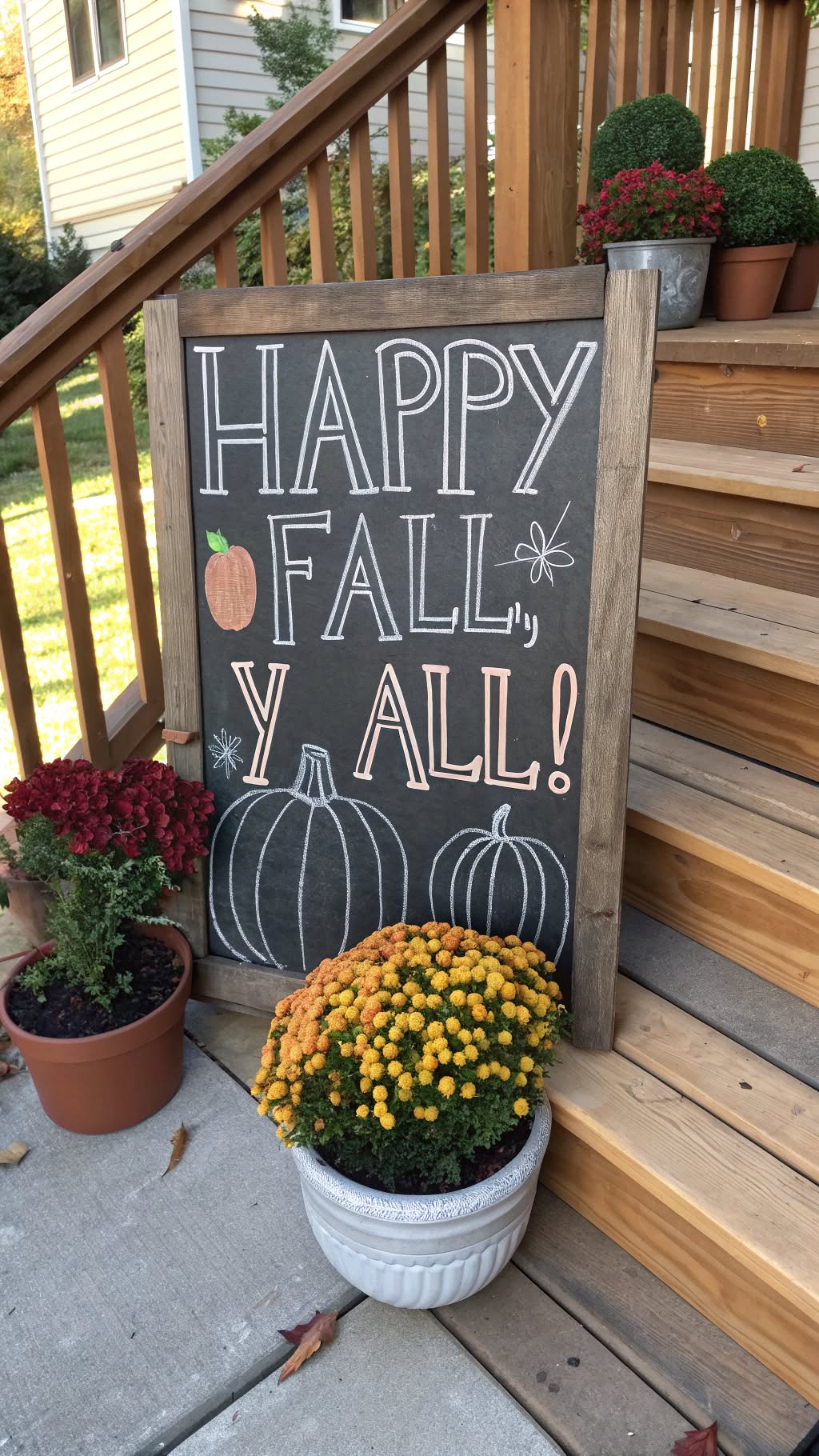8. Chalkboard Welcome Sign