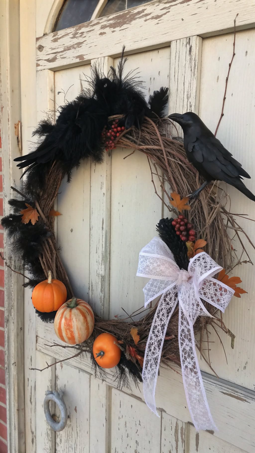 8. Vintage Halloween Wreath