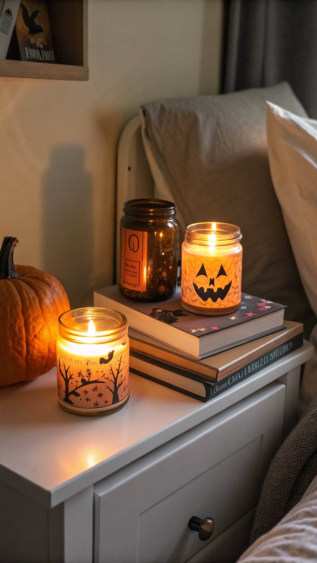 9. Pumpkin Spice Scented Candles