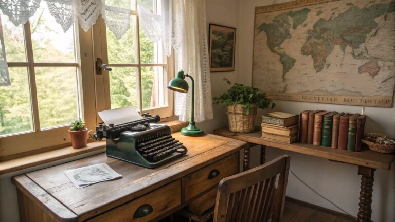 Vintage Home Office Ideas For Small Spaces